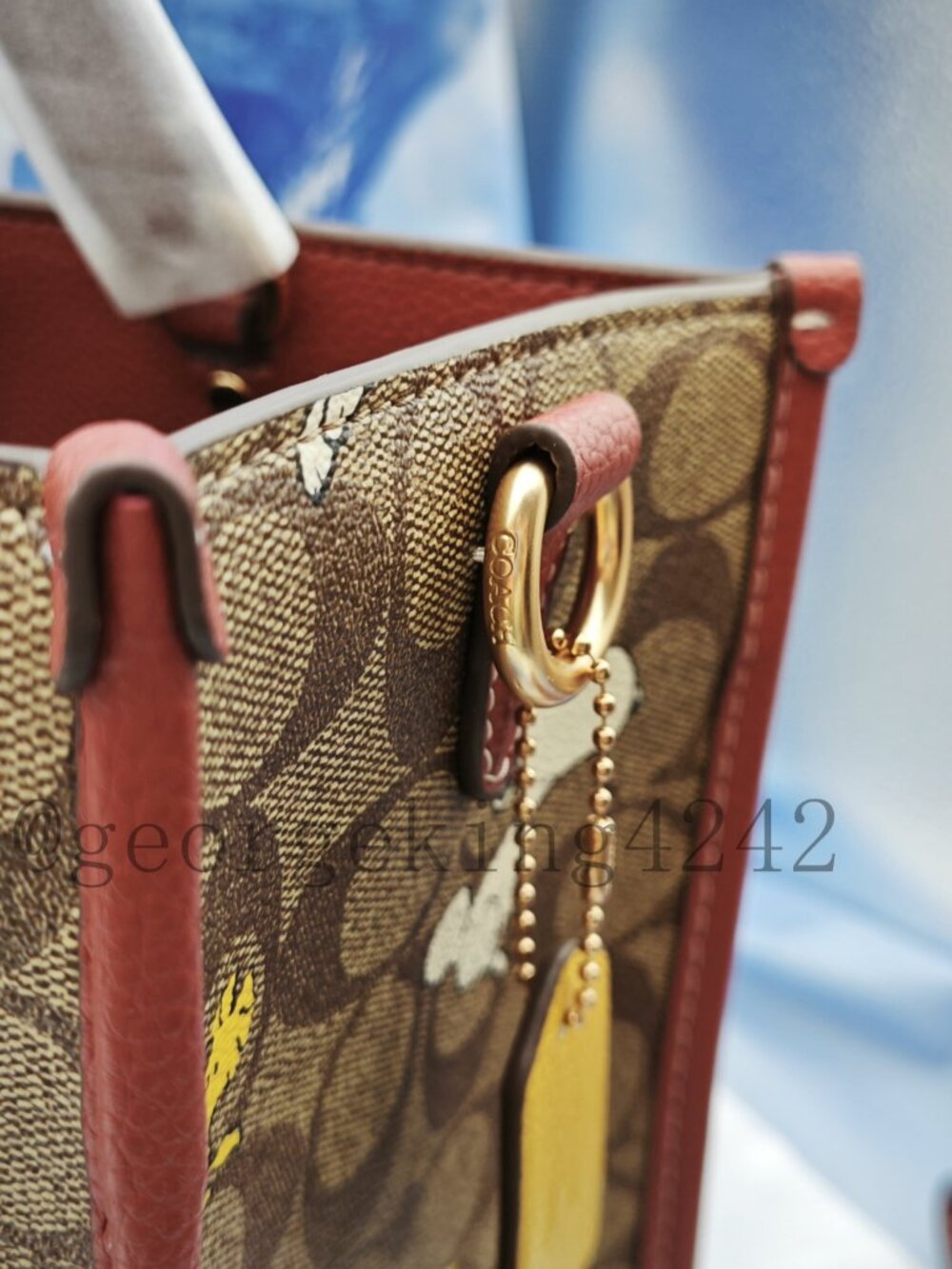 Coach Snoopy Tote Bag - Picture 8 of 16